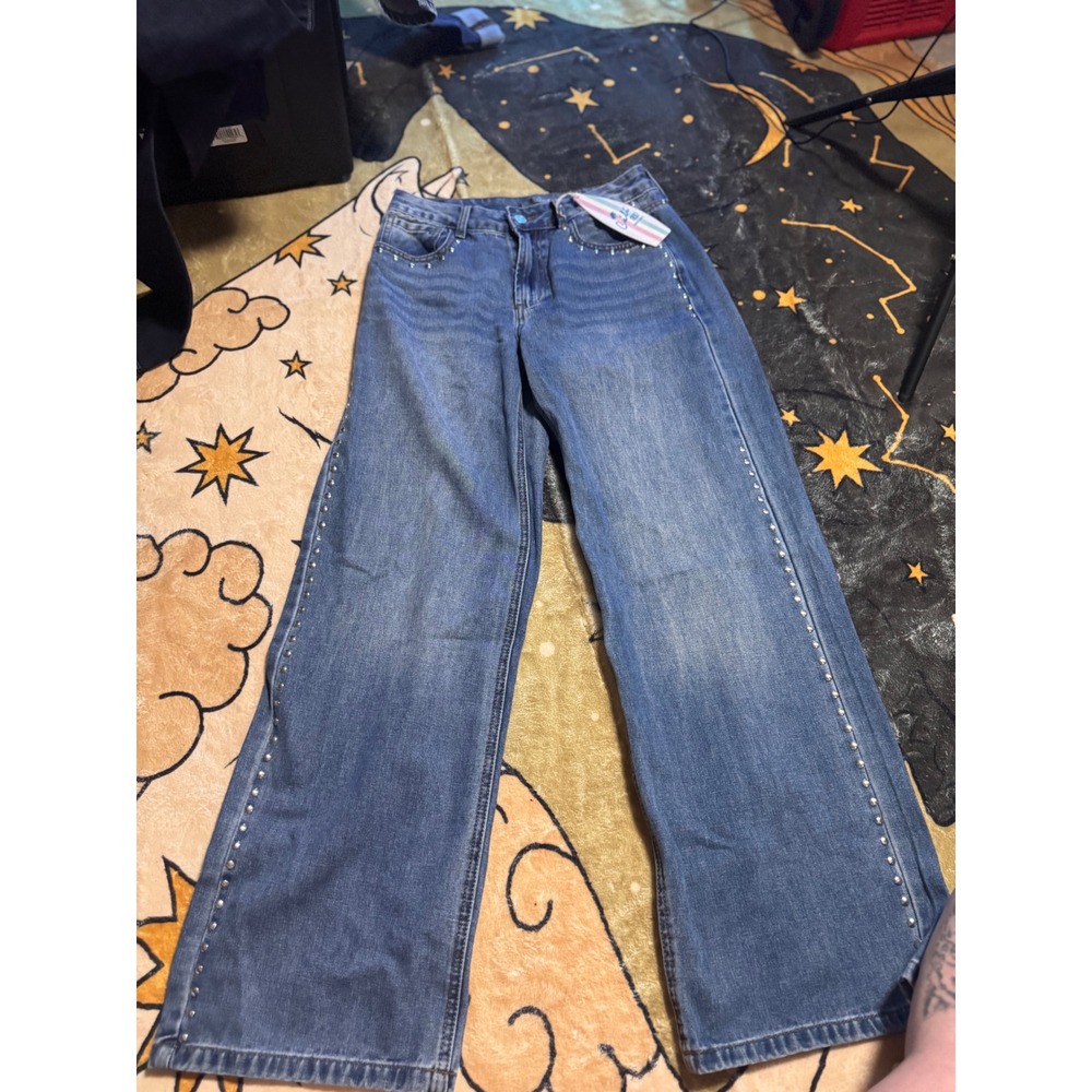 Blue Flare & Wide Leg Jeans